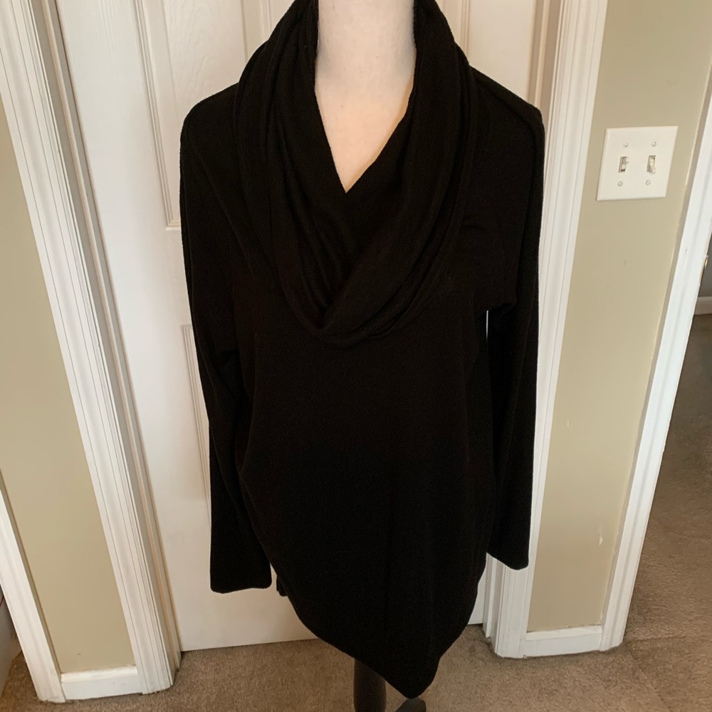 Cowl-neck Tunic sweater